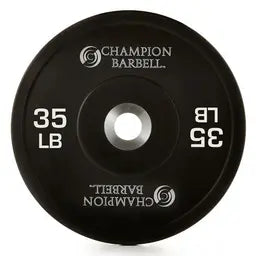Champion Barbell Olympic Competition Bumper Plate – Black