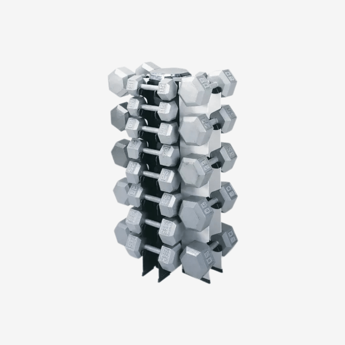Champion Barbell 4 - Sided Dumbbell Storage Rack™ – Space - Saving Vertical Organizer - Vital Gear