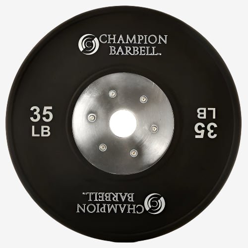 Champion Barbell Olympic Competition Bumper Plate – Black - Vital Gear