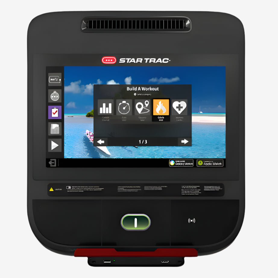 Star Trac 8 Series Upright Bike – 15in Display - Vital Gear