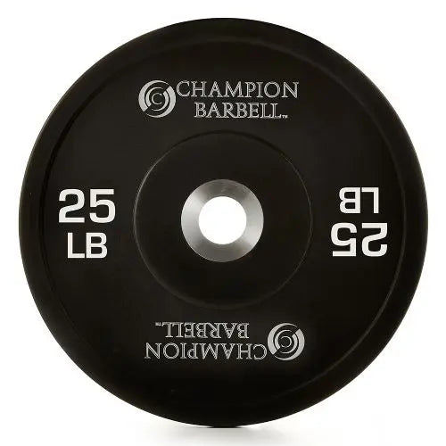 Champion Barbell Olympic Competition Bumper Plate – Black